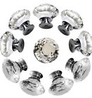 Nb-2016a-0061 Northern Brothers Drawer Knob Pull Handle Crystal Glass Diamond Shape