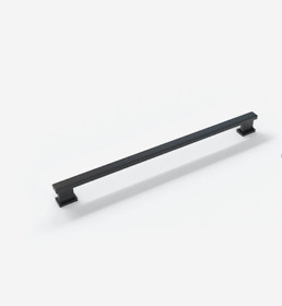 80201 Newage Drawer Furniture Pull Contemporary Large Handle Matte Black 11.25inch