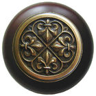 Nhw-760w-ab Notting Hill Olde World Mushroom Knob
