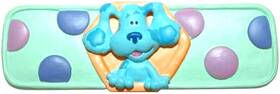 Nick Jr. 781669007646 Vintage 2004 Blues Room Drawer Handle Blue Polka Dot Viacom Borders Unl