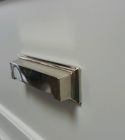 P3013-14 Nickel Knob Cup Lot Bright Bin Hickory 10 Drawer Cabinet Pull
