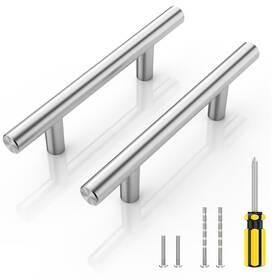 Nisuoien 738626090852 30 Pack 5 Inch Cabinet Handles Pulls Brushed Nickel Kitchen Drawer Stainles
