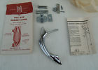 N61-225 Nos Pushbutton Cabinet Catch Chrome Pull Handles National Lock 1950