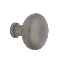 Nostalgic 640697560892 Warehouse New York Brass 1 3/8 Inch Cabinet Knob In Antique Pewter