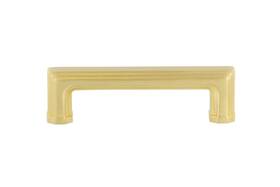 Nostalgic 640697617602 Warehouse Carreft Handle Pull 3 Inch On Center In Satin Brass
