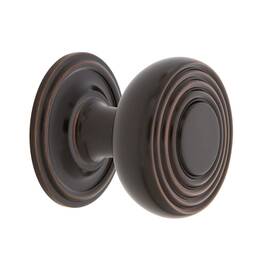 Nostalgic 640697694665 Warehouse Deco Brass 1 3/8 Inch Cabinet Knob With Classic Rose In Timeless Bronze