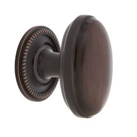 Nostalgic 640697695075 Warehouse Homestead Brass 1 3/4 Inch Cabinet Knob With Rope Rose In Timeless Bronze