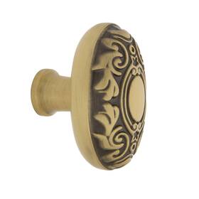 756104 Nostalgic Warehouse Victorian Brass 1 3/4 Inch Cabinet Knob In Antique