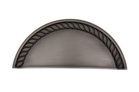 761728 Nostalgic Warehouse Cup Pull Rope Handle Antique Pewter Cabinet Drawer Hardware Vintage