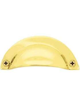 Nostalgic Warehouse 640697010113 Bin Pull Polished Brass