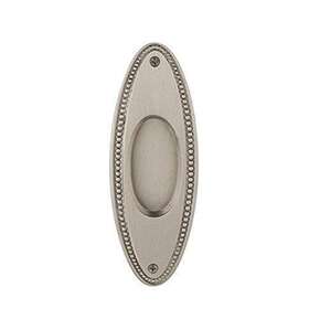Nickel701403 Nostalgic Warehouse 640697014036 Beaded Flush Pull Satin