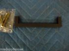 M1159 Nouveau Black Cabinet Top Knobs Iii 16 Pull Square " Flat Cc Bar 5-1