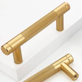 B0cjftpb8h Ntresbonne 12-pack 3 Inch Gold Barrel Cabinet Pulls Cupboard Aluminum Handles
