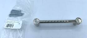 C2987 O & G Rejuvenation O&g Drawer Pull Perles 4 Inch Polished Nickel