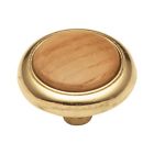 P715-oak Oak Hickory Hardware Woodgrain Cabinet Knob Brown 078555571597