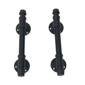 Oldrainbow 754111121122 Industrial Pipe Barn Door Handle And Pulls Rustic Exterior Interior Pull