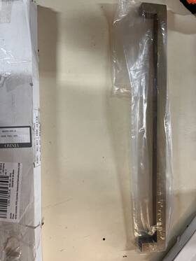 457.5 Omnia 9025p/457.5 Ultima Ii 18 Inch Center Bar Pull - Antique Brass