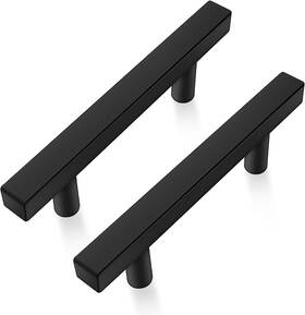 Xl-ls-022 Onateel 30 Pack 5 Inch Matte Black Cabinet Pulls Stainless Steel Handles 3