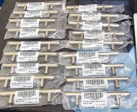 Onestock 608631504869 Bar Pull Cabinet Handle Brushed Nickel Solid Stainless Steel 18 Pack