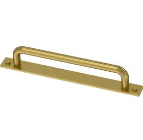 5977668 Origin21 Origin 21 Cora 5-1/16-in 128mm Center To Brushed Gold Arch Handle 12 Pk