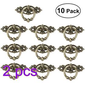 185802bv71sb34 Oulii 10pcs Vintage Kitchen Cabinet Dresser Door Drawer Ring Pull