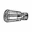 P-038c U S Hardware Mfg Corp Shower Head Moble Home 3 8 Pla By 016356023204