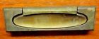P10076 Unbranded Vintage Dark Brass Rectangular Drawer Drop Bail Pull Handle