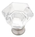 P15573l-116-u Liberty Hardware Faceted Acrylic Cabinet Knob Satin Nickel 885785384305