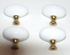 P27-w P27 W Belwith Hickory Hardware Knob Porc Oval Antique Brass 078555712051