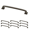 P29614k-si-b Franklin Brass Pull With Square Feet Aged Iron 885785609019