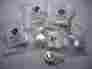 P3101-sn Hickory Hardware Lot Of 6 1-1 4-inch Deco Knob Satin Nickel New