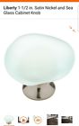 P31017c-mul-c Liberty New Of Satin Nickel Sea Glass Cabinet 0885785479148