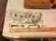 P3232 Hickory Hardware Cabinet Pull Knob Satin Nickel 3 Center Lot Of 7