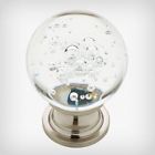 P32592c-116-cp Liberty Hardware Pair Satin Nickel And Clear Round 885785315347