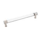 P3703-casn Hickory Hardware Midway Pull Crysacrylic With Satin Nickel 078555865672