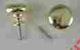 P50150a-pb-b2 5316 Liberty Lot Of 8 Polished Brass 1-1 4 Round Cabinet Knobs 022788789120