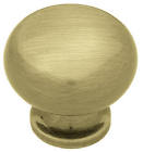 P50156v-sba-c5 Brainerd Mfg Hdw Antique Brass Round Cabinet Knob 022788795275