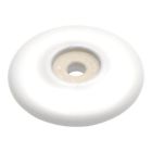 P69 Hickory Hardware White Country Rustic Diameter Backplate 078555506940