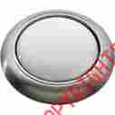 P709-snw Hickory Hardware 1.18 In Tranquility Satin Nickel With White Cabinet Knob
