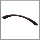 P84612-fb-c Liberty Hardware Tapered Bow Cabinet Pull Flat Black 885785143049