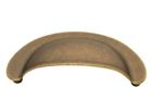 Pa1021-woa Hickory Hardware Oxford Antique Windover Cup Cabinet Pull 078555784775