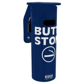 464-261-0003 Paris 96 Cu. Inch Blue Side Mounted Ash Receptacle