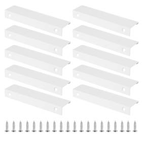 Pta240624tt002002 Patikil Mount Finger Edge Pull 10 Pack 120mm/4.72 Inch Aluminum Alloy Concealed Handle Ca