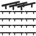 Pd3383hbk7615pieces Flat Pulls Black Modern Cabinet Hardware Drawer Handle 613865335028