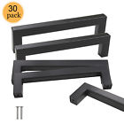 Pddjs12hbk128 Probrico Kitchen Cabinet Pulls Black Square Knob Handles Width