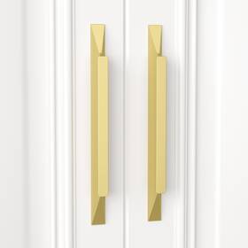 Ls7024bb128-25 Peaha #pack-ph 25 Pack 5 Inch Gold Cabinet Handles Kitchen Pulls For Cabinets Drawer Pu