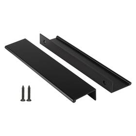 Ph-ls7030bk160-10pack Peaha 10 Pack Kitchen Cabinet Handles 6-1/4 Inch Black Pulls For Dresser Drawers Door