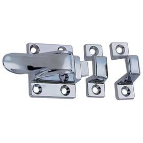 Perko 744759189295 Chrome-plated Cupboard Catch - 1-1/2 Inch X 1-7/8