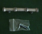 964-0 Pewter 3 Carpe Cobblestone Drawer Patina Bamboo Bore Pull Diem "