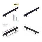 Phj22bk Peaha Black Square Kitchen Cabinet Handles Inch Drawer 715776244946